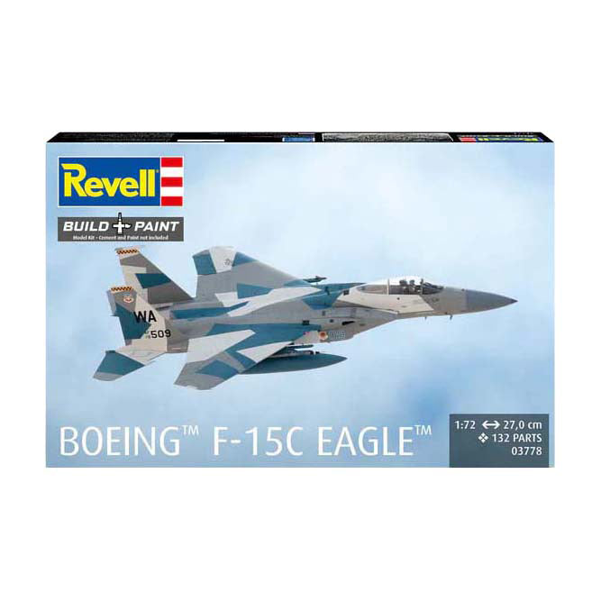 Revell model kit - boeing f-15c eagle 1:72 - 200 pcs.
