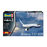 Revell model kit - boeing 737-800 1:288 - 25 pcs.