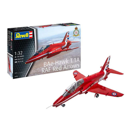 Revell modelio rinkinys - bae hawk t.1a - raudonos strėlės 1:32 - 170vnt.