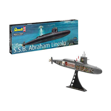 Комплект модел Revell - s.s.b. Ейбрахам Линкълн 1:253 - 158 бр.