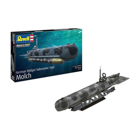 Revell модел комплект - немска подводница тип molch 1:72 - 35 бр.
