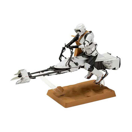Revell Modellbausatz Star Wars – Speeder Bike The Mandalorian 1:12 – 102-tlg.