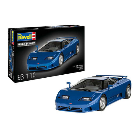 Kit modelo Revell - bugatti eb110 1:24 - 148 unidades.
