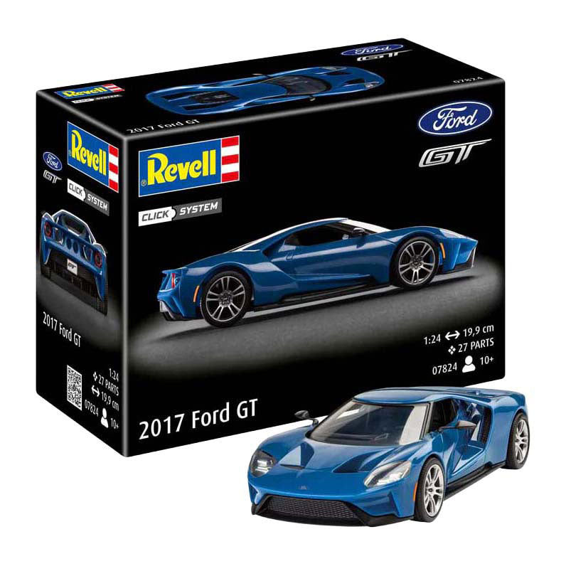 Revell model kit - 2017 ford gt 1:24 - 27 pcs.