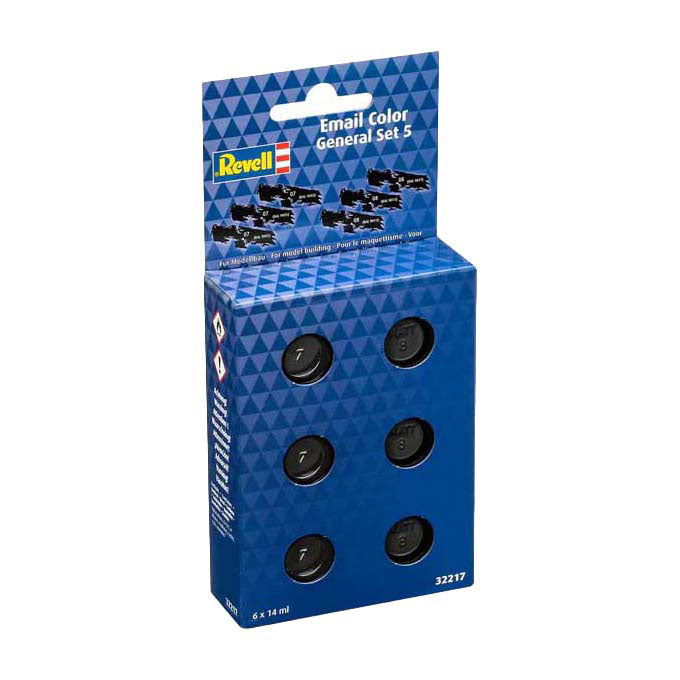 Revell enamel paint basic set black - glossy and matt - 6x14ml