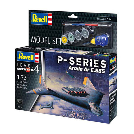 Revell Modellbausatz - P-Serie - AR555 1:72 - 98-tlg. - inkl. Grundfarben