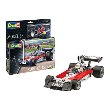 Revell Modellbausatz - Surtees TS16 03 Formel 1 1:32 - 78-tlg. - inkl. Grundfarben