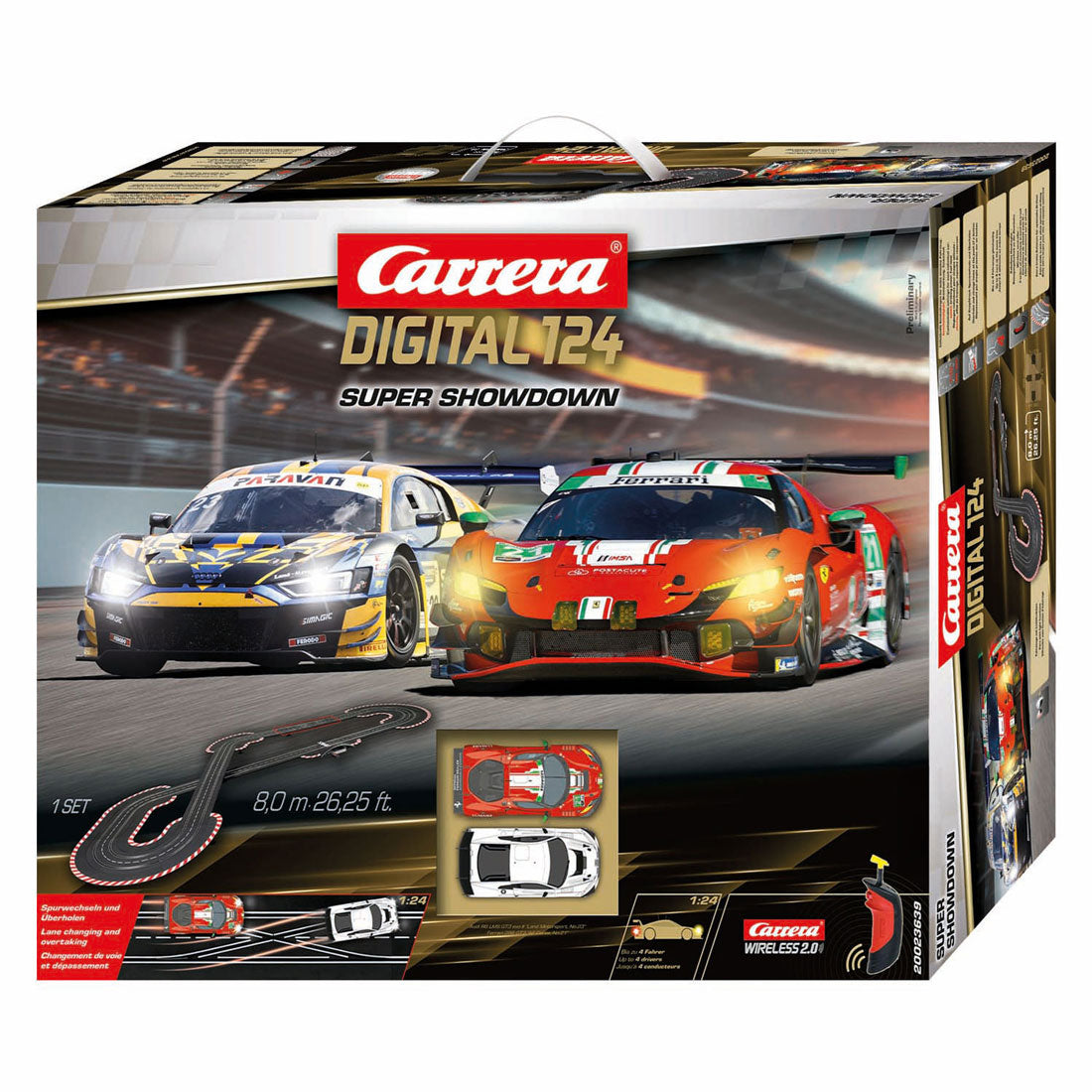 Carrera digital race track 1:24 with 2 racing cars