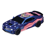 Carrera chevrolet camaro estrelas e listras - 1:43