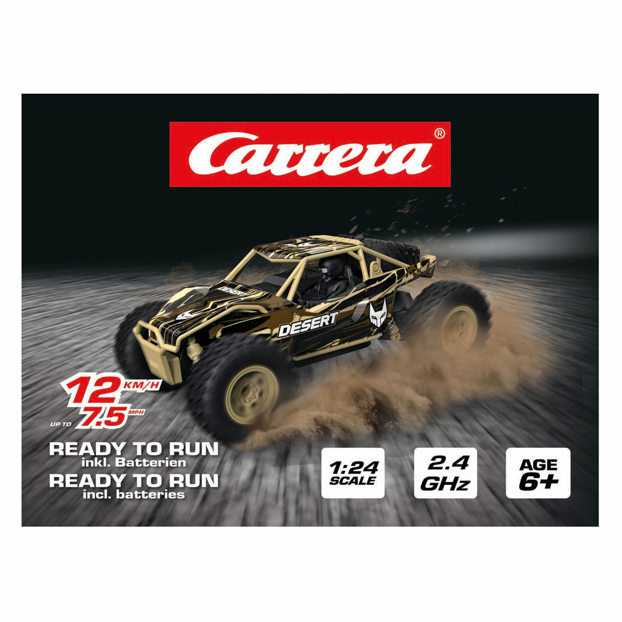 Carrera rc 2.4GHz Wüst Buggy - 1:24