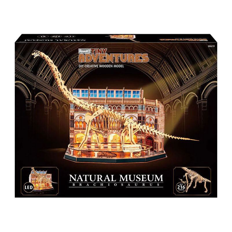 Revell Tiny Adventures Natural Museum Brachiosaurus - 216 parts.