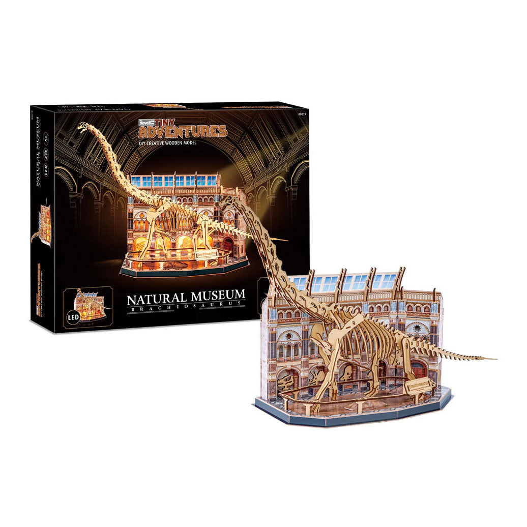 Revell Tiny Adventures Natural Museum Brachiosaurus - 216 parts.