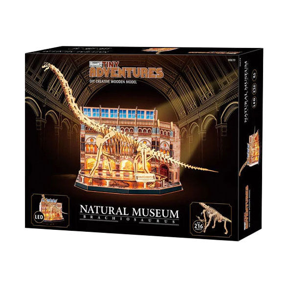 Revell Tiny Adventures Natural Museum Brachiosaurus - 216 parts.