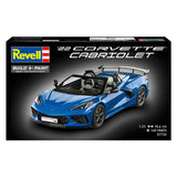 Revell Model Kit Corvette C8 Convertible 1:25 - 149 parts.