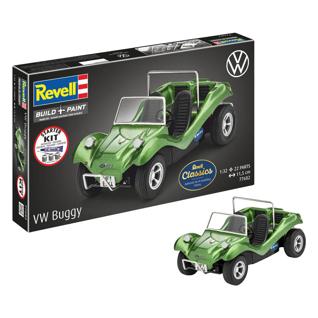 Revell model kit starter kit vw buggy 1:32 - 22 dalys.