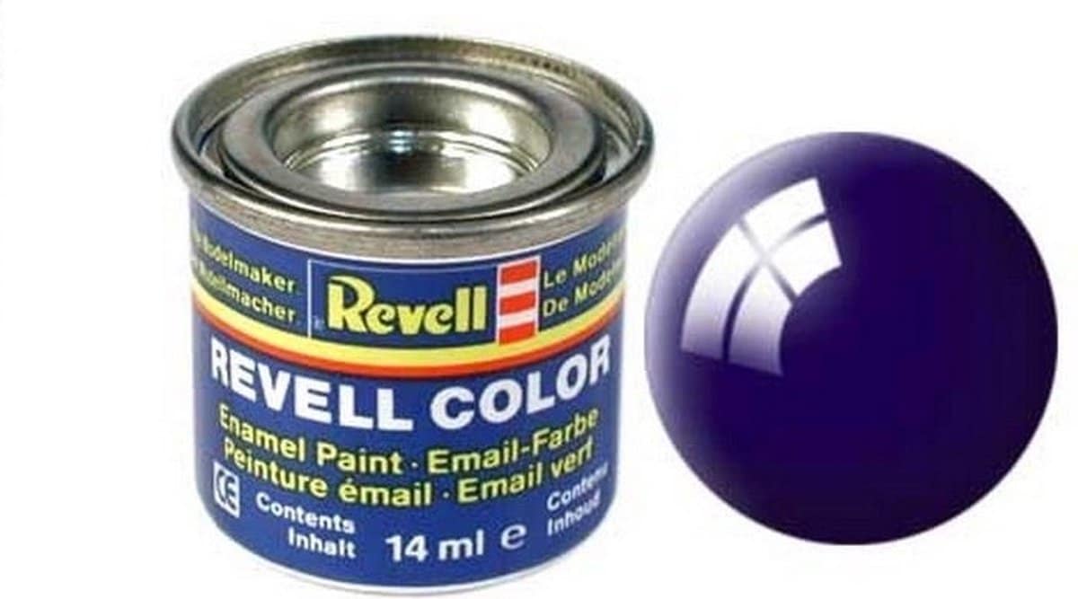Revell - model building paint no. 54 midnight blue glossy