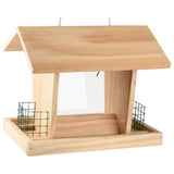 Flamingo flamingo bird feeding house with silo mado hanging natural