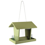 Flamingo Flamingo Bird feed house with Silo Mado Green