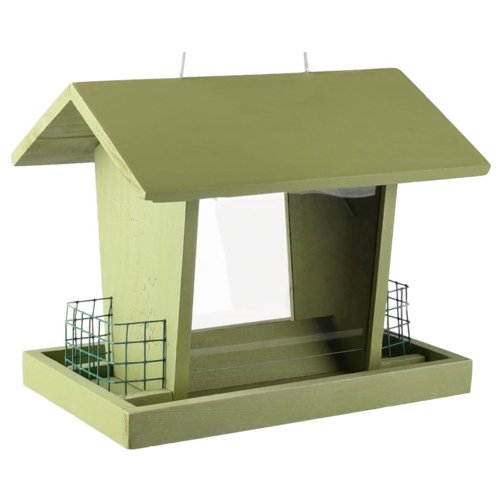 Flamingo Flamingo Bird feed house with Silo Mado Green