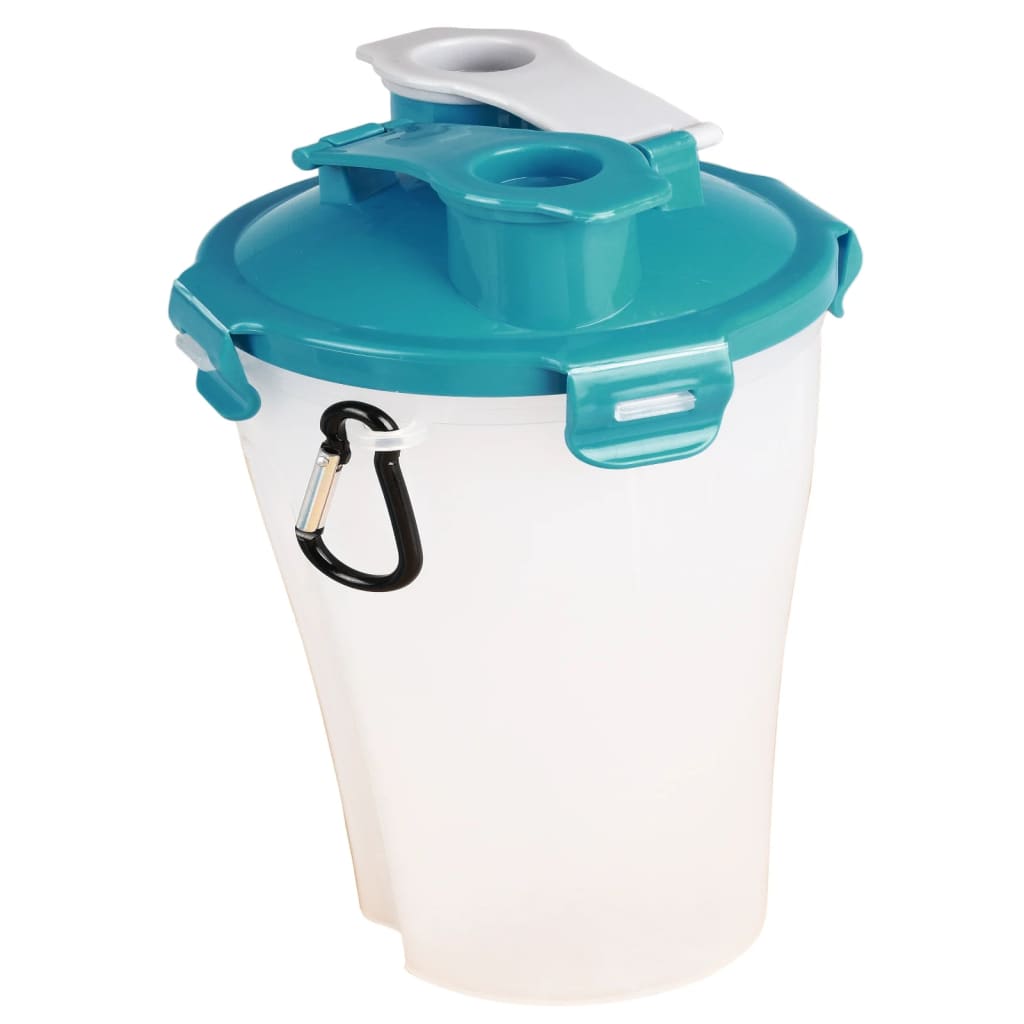 Flamingo Flamingo Haustier Travel Cup 2-in-1 Trinka Blau und Grau