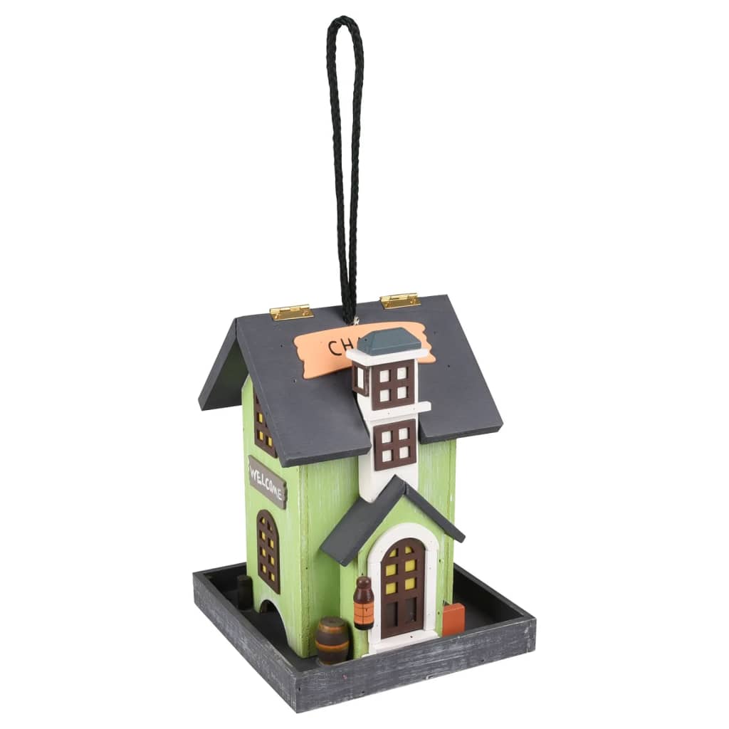 Flamingo Flamingo Bird Feed House Silo Hodra Multi -Color