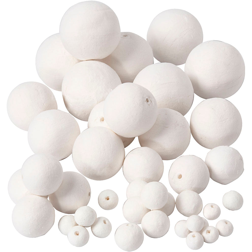 Creativ company https: www.cchobby.nl balls-d-12-15-20-30-40-50-mm-white-42-piece-1-box