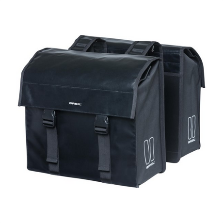 Basil Urban Load Double Pannier - Black