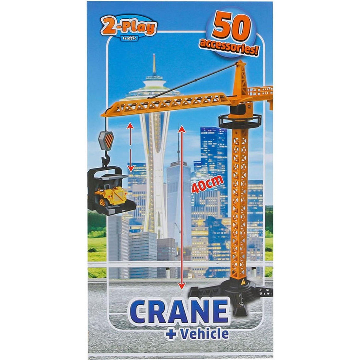 2-in-1 Crane 40cm with Vehicle
