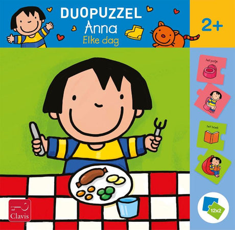 Duopuzzel anna, elke dag. 2+