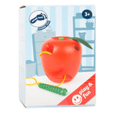 Small foot wooden thread apple