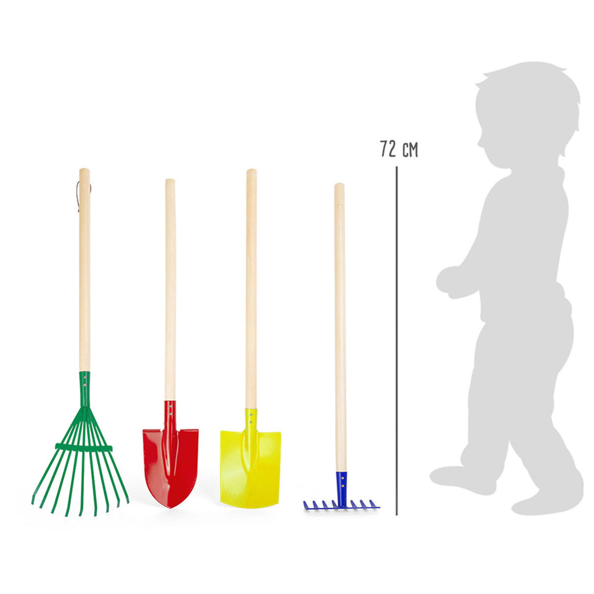 Kleine Fußwerkzeuge für Kindergarten, 4dlg.