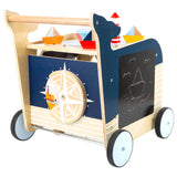 Small Foot Houten Activiteiten Loopwagen Walvis