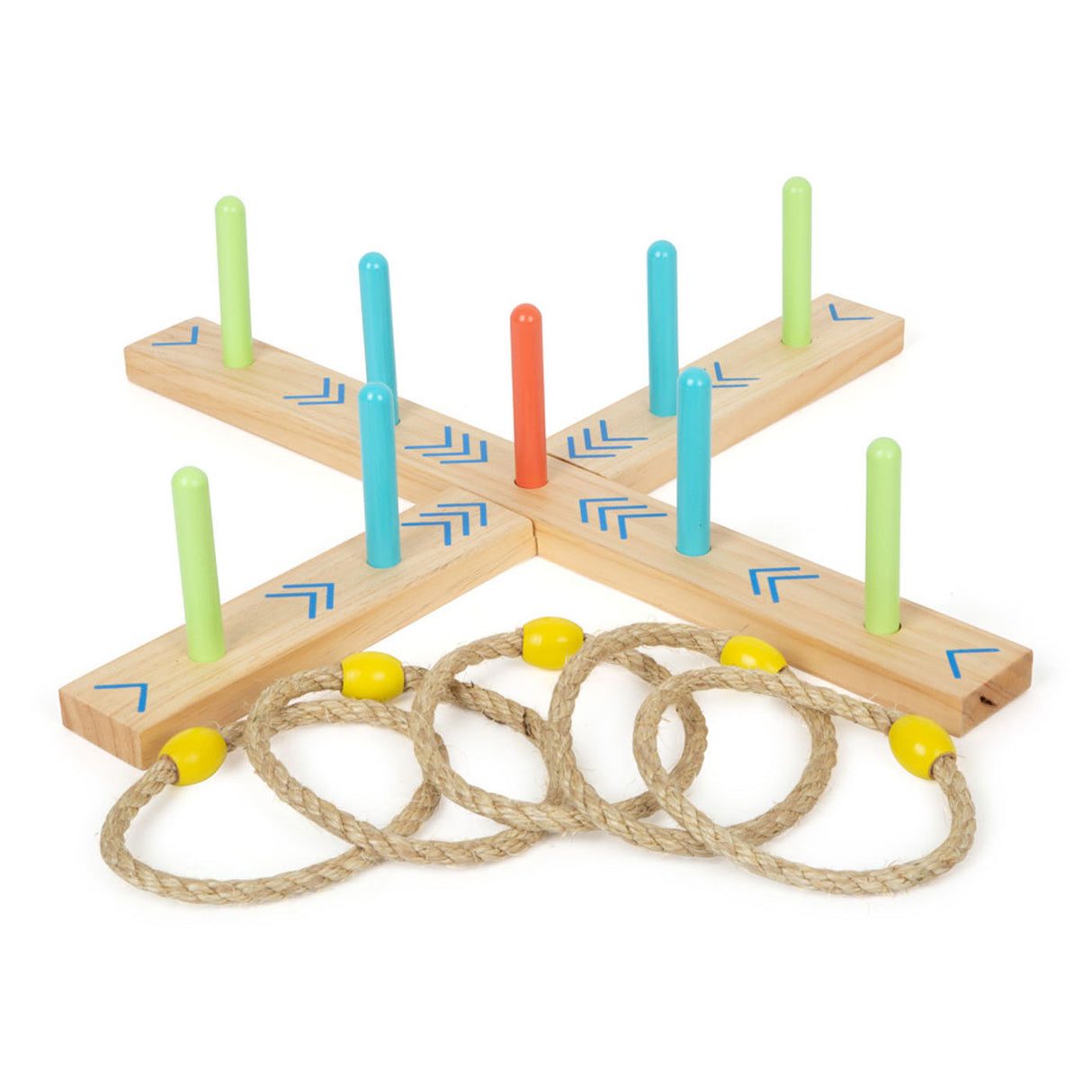 Small foot - wooden ring toss game active