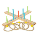 Small foot - wooden ring toss game active