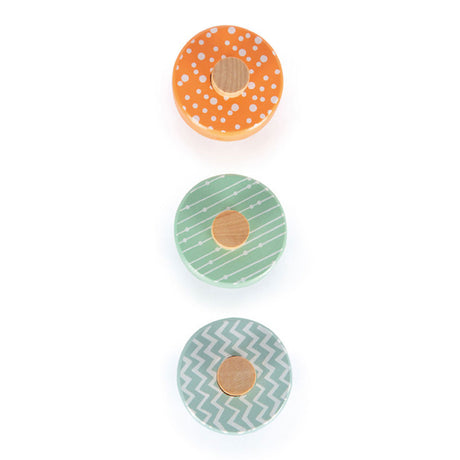 Small foot - wooden marble run animals pastel