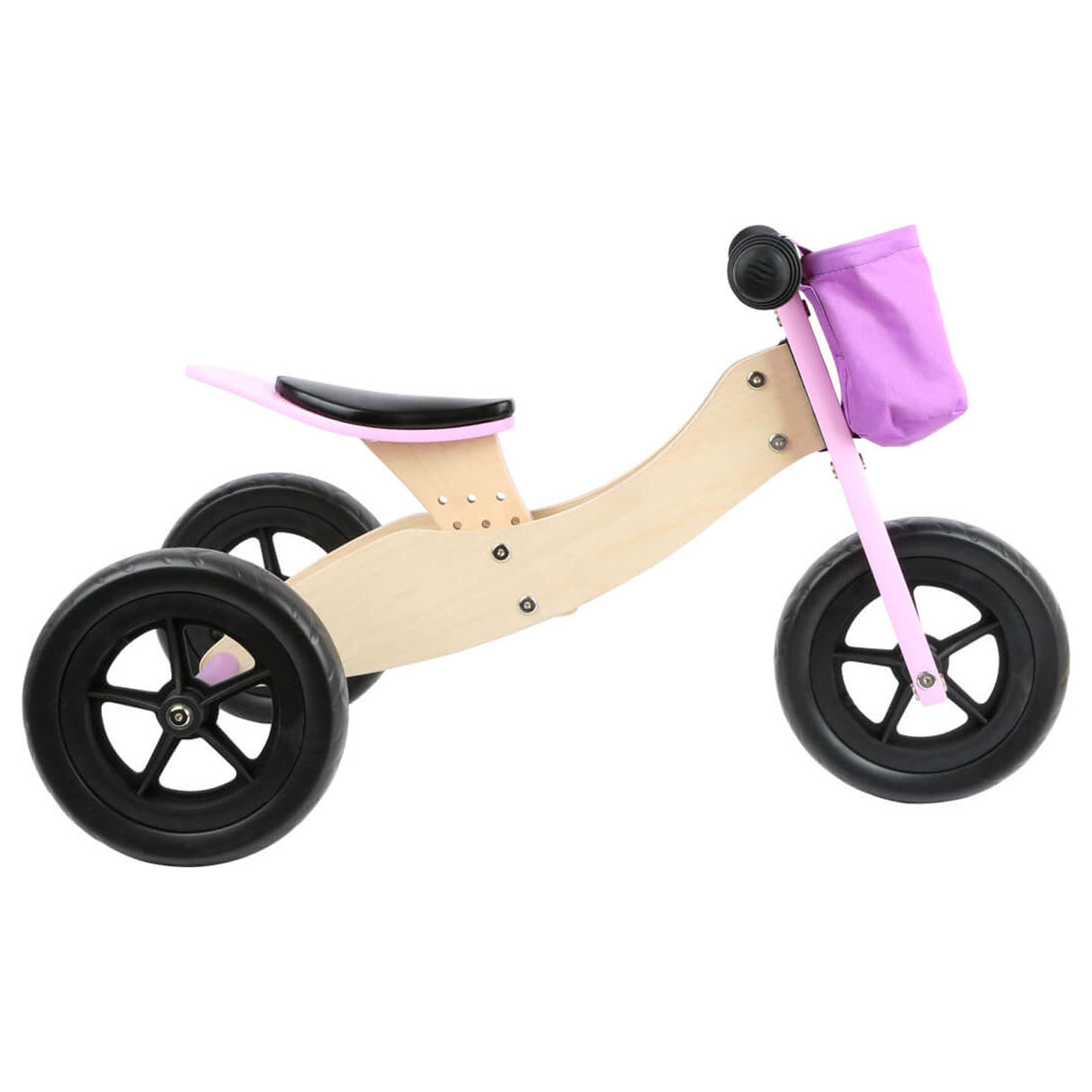 Small Foot Houten Driewieler en 2in1 Maxi Roze