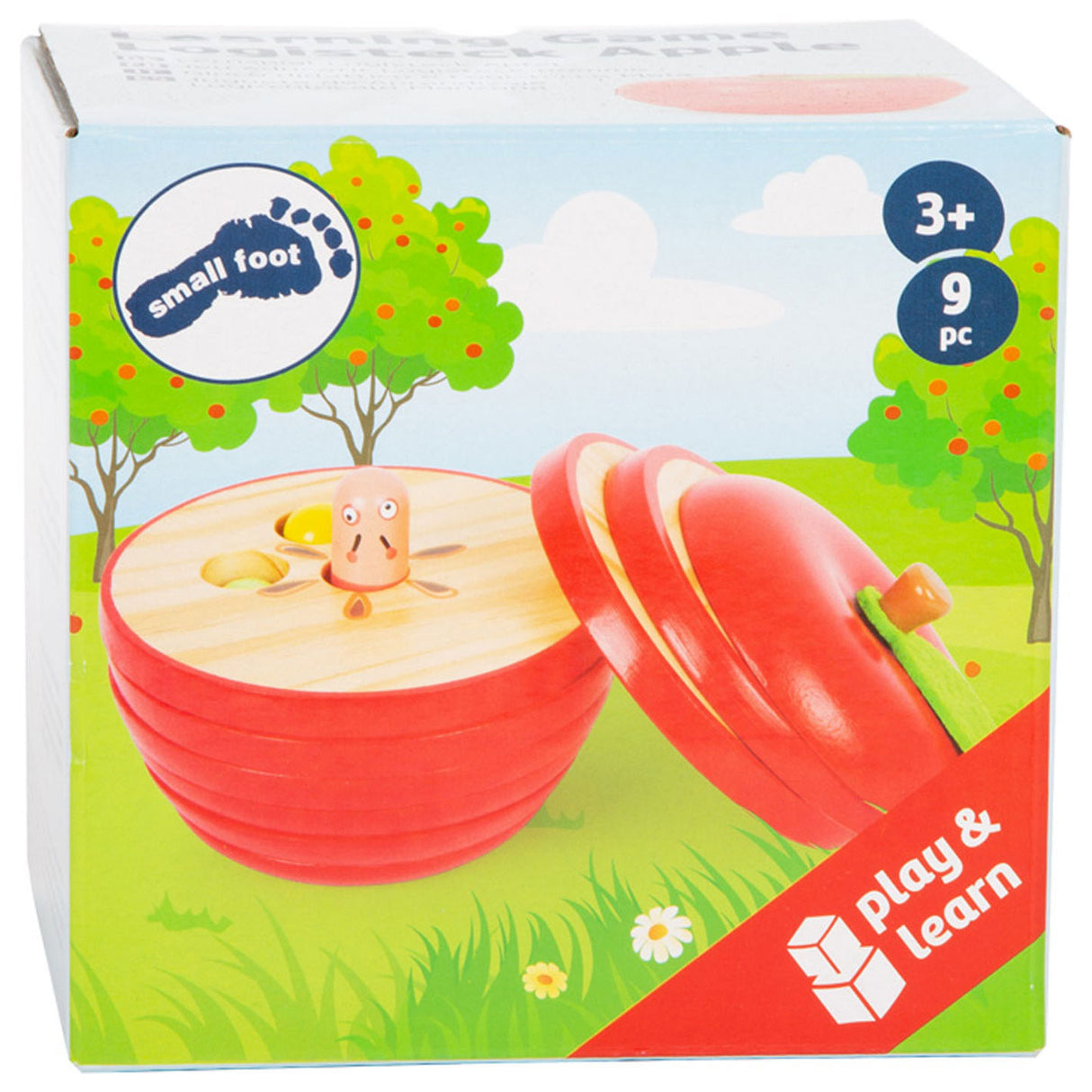 Small foot - Wooden stacking game apple