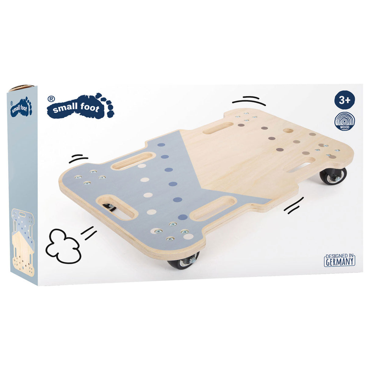 Small Foot Houten Rollerbord Blauw