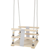 Lille fod træ baby swing skandi