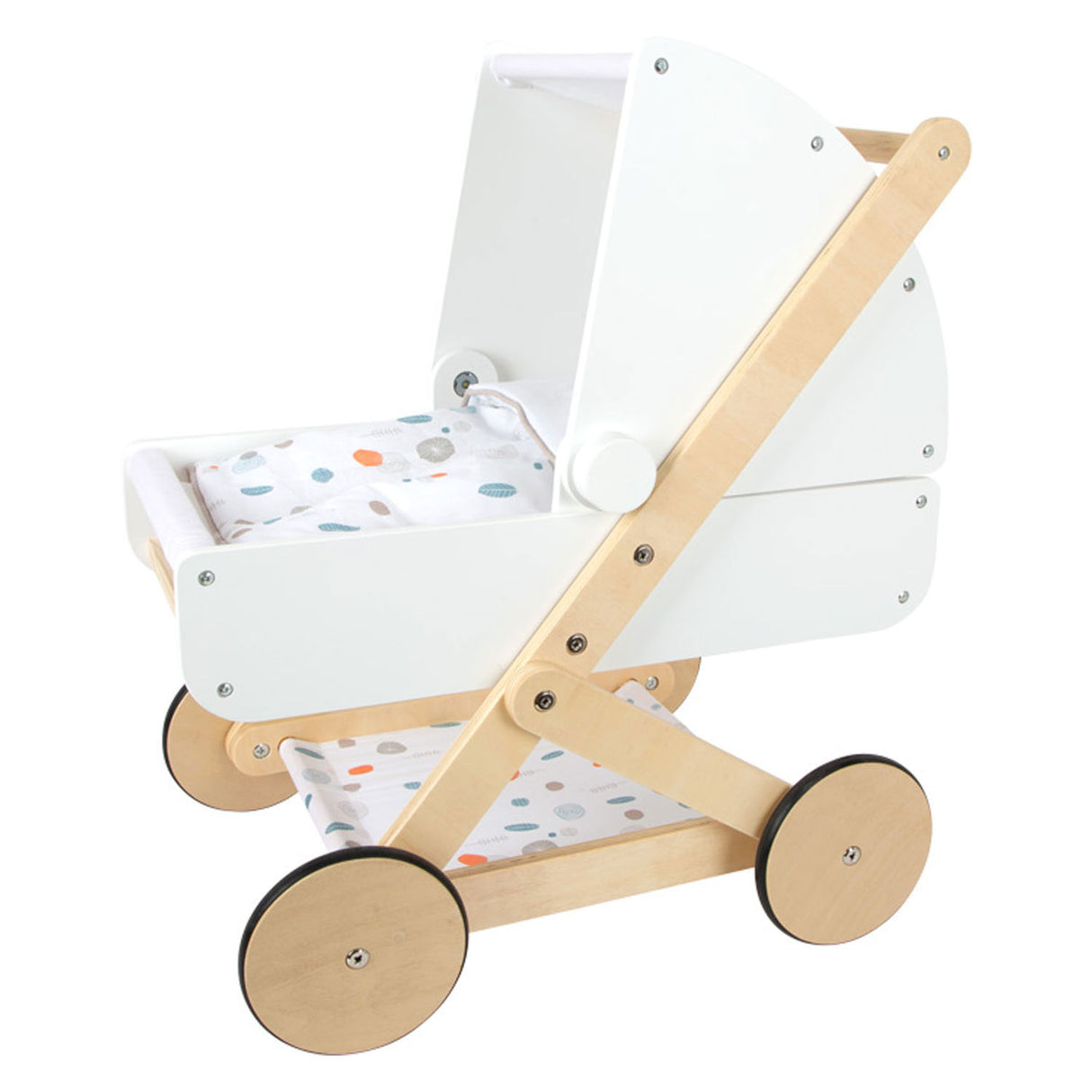 Small Foot Houten Poppenwagen Little Button