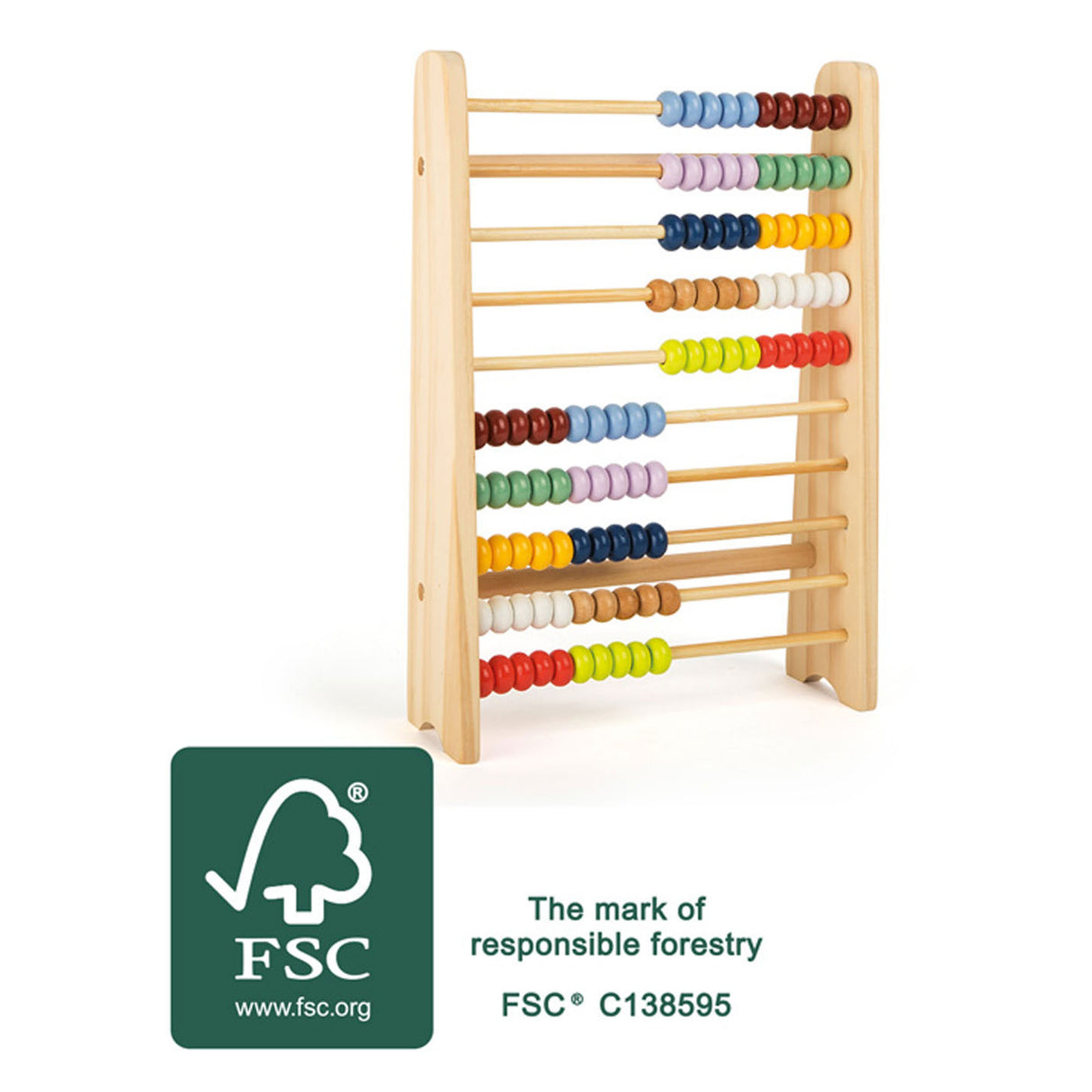Small foot - Wooden abacus