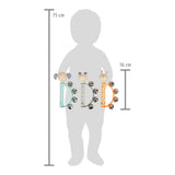 Pastello Dier Tamboerijn per bambini in legno a piede piccoli