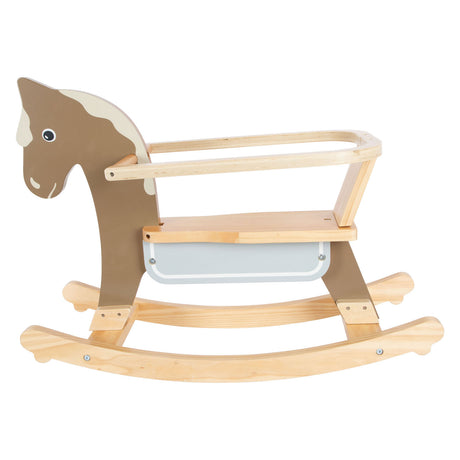 Small Foot - Rocking horse with seat brown