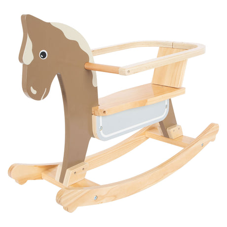 Small Foot - Rocking horse with seat brown