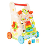 Small foot wooden baby walker colorful