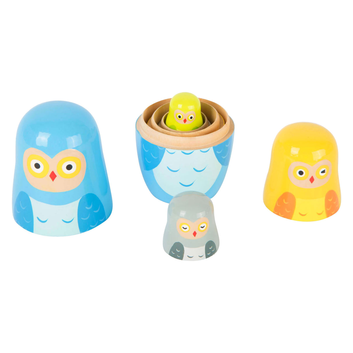 Klenge Fouss Holz Matryoshka Poppen Zerele Famill