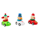 Small Foot Houten Pull-back Kerstauto