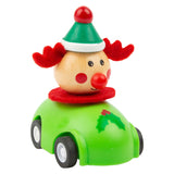 Small Foot Houten Pull-back Kerstauto