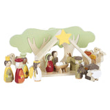 Small Foot - Wood Christmas Crib Play Set