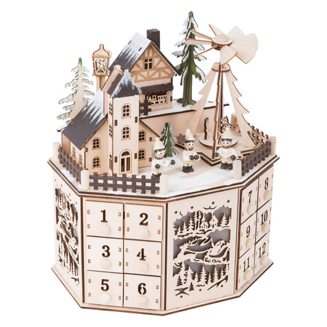 Small Foot - Holz-Adventskalender Weihnachtslandschaft